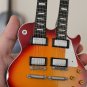 Double-Neck Custom 1:4 Scale Replica Guitar ~New~