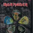 IRON MAIDEN 'Faces of Eddie' Set of 5 Guitar Picks/Plectrums ~Licensed~