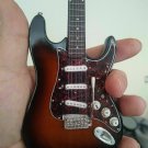 Fender Sunburst Strat w/ Tortoise Pickguard 1:4 Scale Replica Guitar ~Axe Heaven