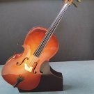 Miniature 9 Inch Replica Cello with Bow, Case, & Display Stand ~NEW~