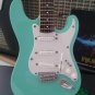 Fender Surf Green Strat w/ White Pickguard 1:4 Scale Replica Guitar ~Axe Heaven