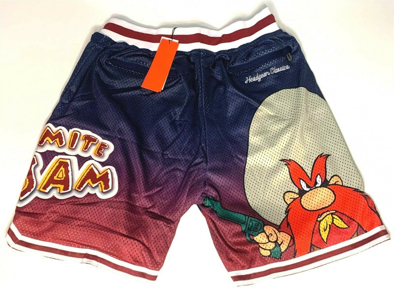 YOSEMITE SAM / DENVER ALTRNV Headgear Classics Basketball Shorts ~Never Worn~ L