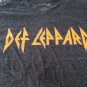 DEF LEPPARD - Retro Distressed Logo Combed Cotton Men's T-shirt ~Never Worn~ 2XL