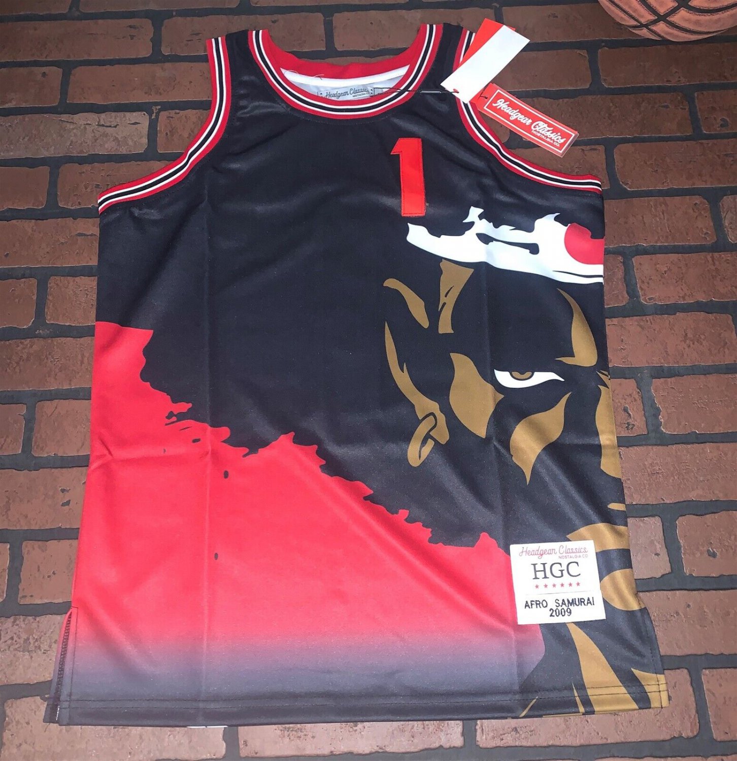 AFRO SAMURAI Headgear Classics Basketball Jersey ~Never Worn~ S M XXL