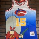 YOSEMITE SAM / DENVER Blue Headgear Classics Basketball Jersey ~Never Worn~ M XL