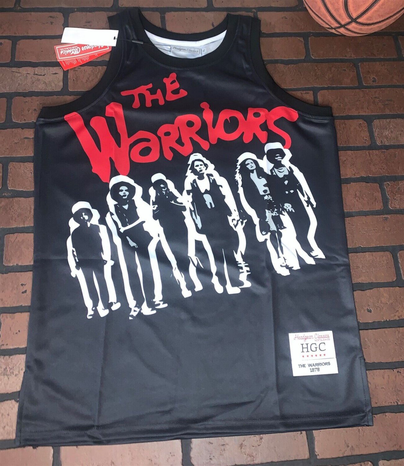 THE WARRIORS Black Headgear Classics Basketball Jersey ~Never Worn~ M L XXL