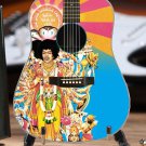 JIMI HENDRIX - Axis: Bold as Love Acoustic 1:4 Scale Replica Guitar ~Axe Heaven~