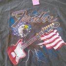FENDER GUITAR-Distressed Logo/Flag/Eagle Men's T-shirt ~Never Worn~ S M L XL 2XL