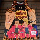 BEAVIS & BUTTHEAD Headgear Classics Basketball Fire Jersey~Never Worn~S M L XL2X