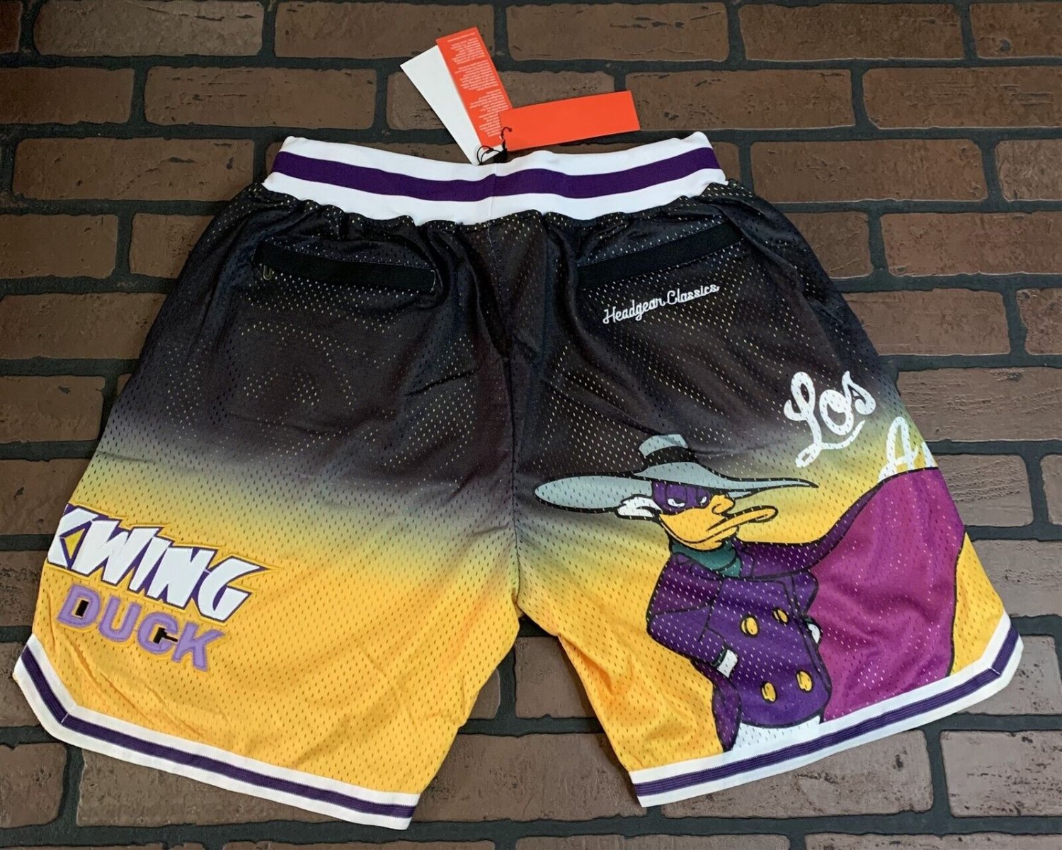 DARKWING DUCK / LOS ANGELES Headgear Classics Basketball Shorts Never
