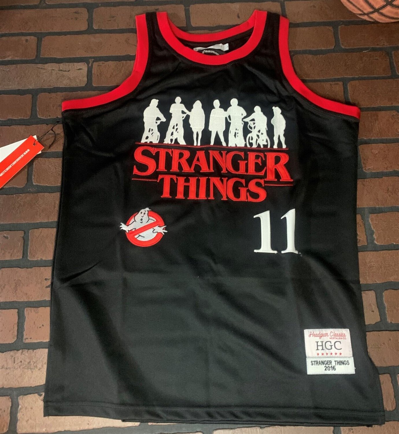 STRANGER THINGS / GHOSTBUSTERS Headgear Classics Basketball Jersey ~Never Worn~