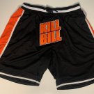 KILL BILL Black/Orange Headgear Classics Basketball Shorts ~Never Worn~ S M L