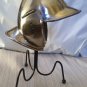 Warrior Helmet 5 Inch Silver/Bronze 20-Gauge Steel W/Stand ~New~