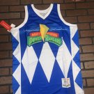 BLUE POWER RANGERS Headgear Classics Basketball Jersey ~Never Worn~ XL