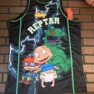 RUGRATS REPTAR BLACK/BLUE Headgear Classics Basketball Jersey ~Never Worn~ XL