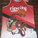 TAZ RIP CITY RED Headgear Classics Basketball Jersey ~Never Worn~ XL