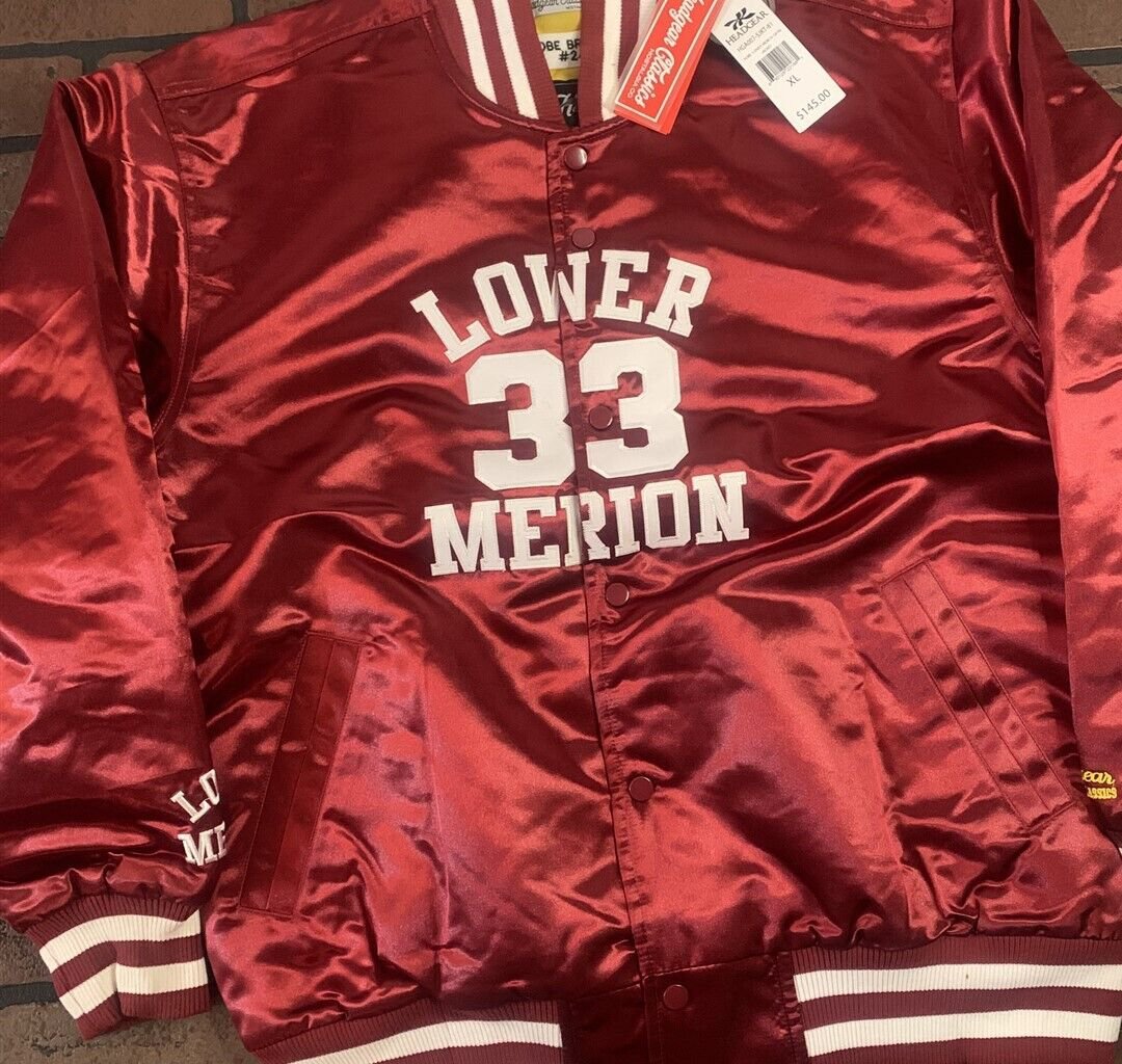 KOBE LOWER MERION Headgear Classics Streetwear Red Jacket ~Never Worn~ XL