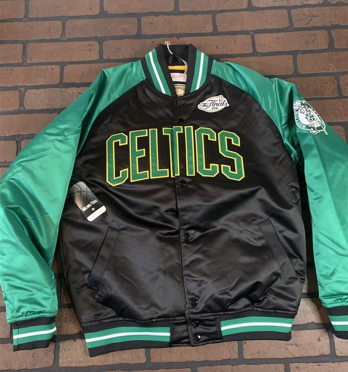 BOSTON CELTICS Mitchell & Ness Special Script Heavyweight Jacket S M L XL 2XL