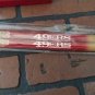 SAN FRANCISCO 49ERS Pair of Unused Woodrow Drumsticks ~Licensed~