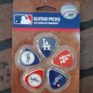 LOS ANGELES DODGERS Set of 10 Unused Woodrow Guitar Picks/Plectrums ~Licensed~