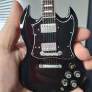 GIBSON SG Standard Ebony 1:4 Scale Replica Guitar ~Axe Heaven~