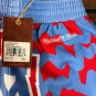 HOUSTON OILERS Mitchell & Ness Jumbotron 2.0 Sublimated Basketball Shorts ~New~