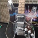 FENDER - Clear Acrylic Strat 1:4 Scale Replica Guitar ~Axe Heaven~