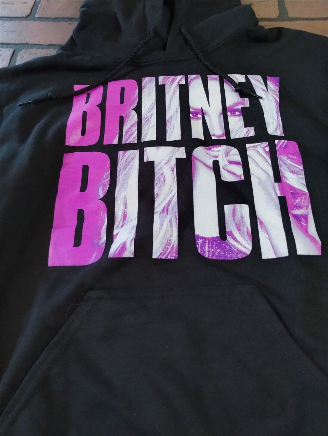 BRITNEY SPEARS - Britney Bitch Long Sleeve Pullover Hoodie ~BRAND NEW~ S