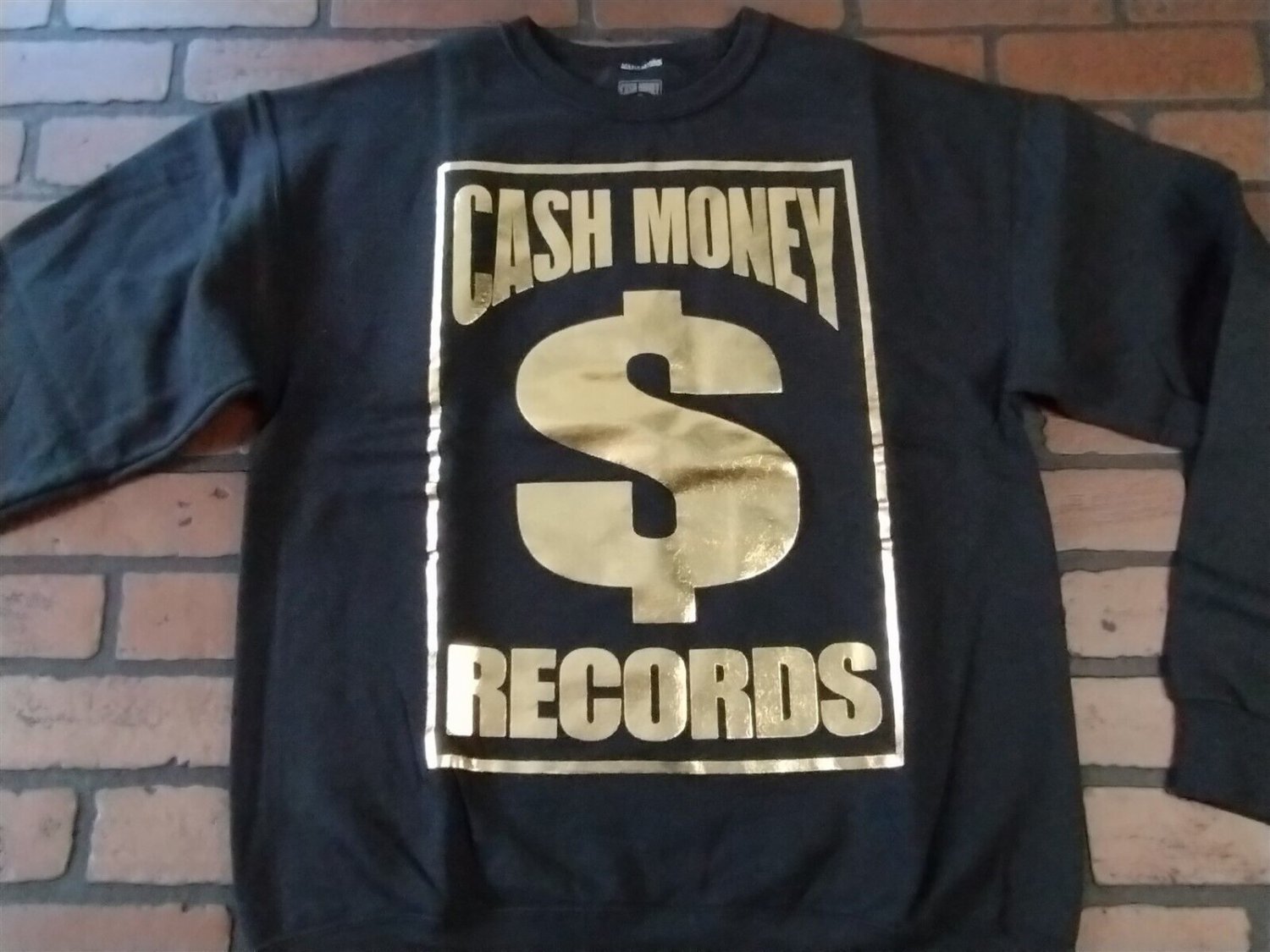 CASH MONEY RECORDS - 2017 Long Sleeve Foil Sweatshirt ~BRAND NEW~ S M L XL