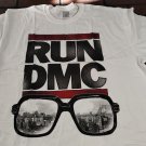 RUN DMC - 2020 Glasses NYC Distressed Licensed White T-shirt ~Never Worn~ 2XL