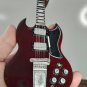 GIBSON 1964 SG Standard Cherry 1:4 Scale Replica Guitar ~Axe Heaven~