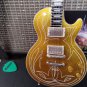 BILLY GIBBONS-Pinstripe Gibson LPaul Goldtop 1:4Scale Replica Guitar~Axe Heaven~