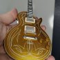 BILLY GIBBONS-Pinstripe Gibson LPaul Goldtop 1:4Scale Replica Guitar~Axe Heaven~