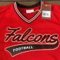 ATLANTA FALCONS Mitchell & Ness Football Jersey ~Never Worn~ L XL 2XL