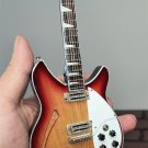 12 String Fire Sunburst 1:4 Scale Replica Guitar ~Axe Heaven~