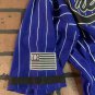 CRENSHAW Victory Lap Blue Pinstripe Headgear Classics Baseball Jersey ~New~XL