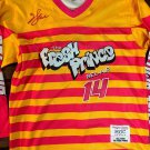 FRESH PRINCE OF BEL-AIR Headgear Classics Hockey Yellow/Pink Jersey~Never Worn~M