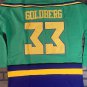 MIGHTY DUCKS (Goldberg) Headgear Classics Hockey Green Jersey ~Never Worn~ 2XL