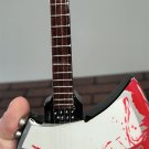 GENE SIMMONS (KISS)- Bloody Signature Axe 1:4 Scale Replica Bass Guitar~Axe Heav