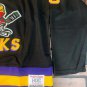 MIGHTY DUCKS (Conway) Headgear Classics Hockey Black Jersey ~Never Worn~ 2XL