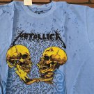 METALLICA - 2022 Blue "Live In Concert 92" Distressed T-shirt ~Never Worn~ S-XL