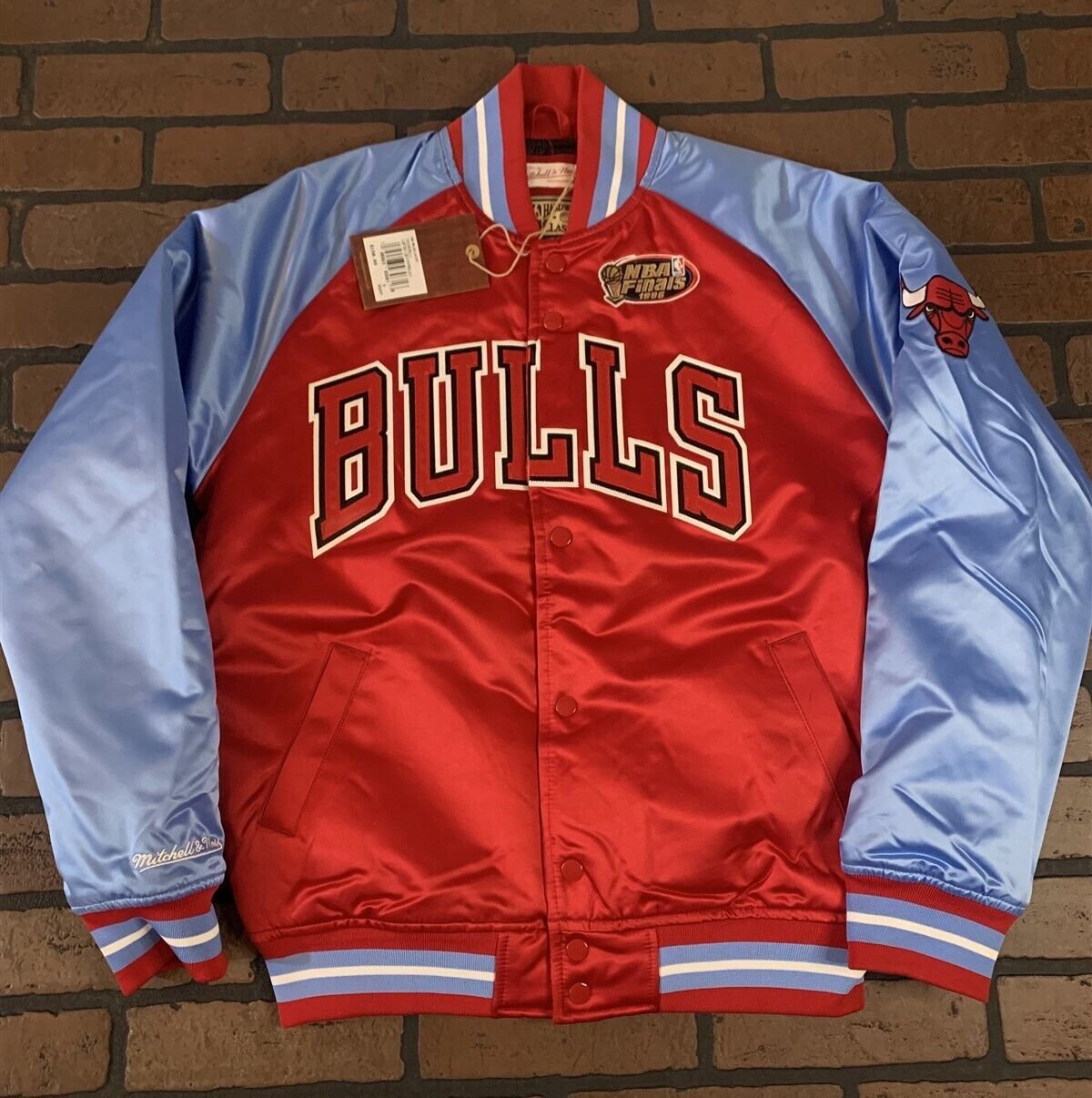 BULLS Finals Mitchell & Ness Special Script Heavyweight Jacket S L 2XL