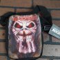 IRON MAIDEN -Middle Finger Rocksax Crossbody Bag~New~