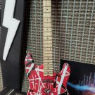EDDIE VAN HALEN- Red/White "Frankenstein" 1:4 Scale Replica Guitar ~Licensed~