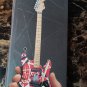EDDIE VAN HALEN- Red/White "Frankenstein" 1:4 Scale Replica Guitar ~Licensed~