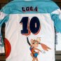TUNE SQUAD Lola Bunny Headgear Classics Hockey Teal Jersey ~Never Worn~ M L XL