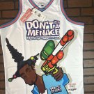 DON'T BE A MENACE TO SOCIETY White Headgear Classics Basketball Jersey ~New~ 3XL