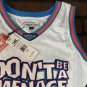 DON'T BE A MENACE TO SOCIETY White Headgear Classics Basketball Jersey ~New~ 3XL