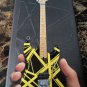 EDDIE VAN HALEN - Black & Yellow "Bumblebee" 1:4 Scale Replica Guitar ~Licensed~