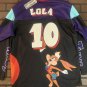 TUNE SQUAD Lola Bunny Headgear Classics Hockey Purp Jersey~Never Worn~M L XL 2X